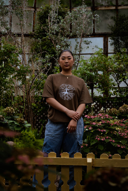 "Mother Nature" Brown Tee