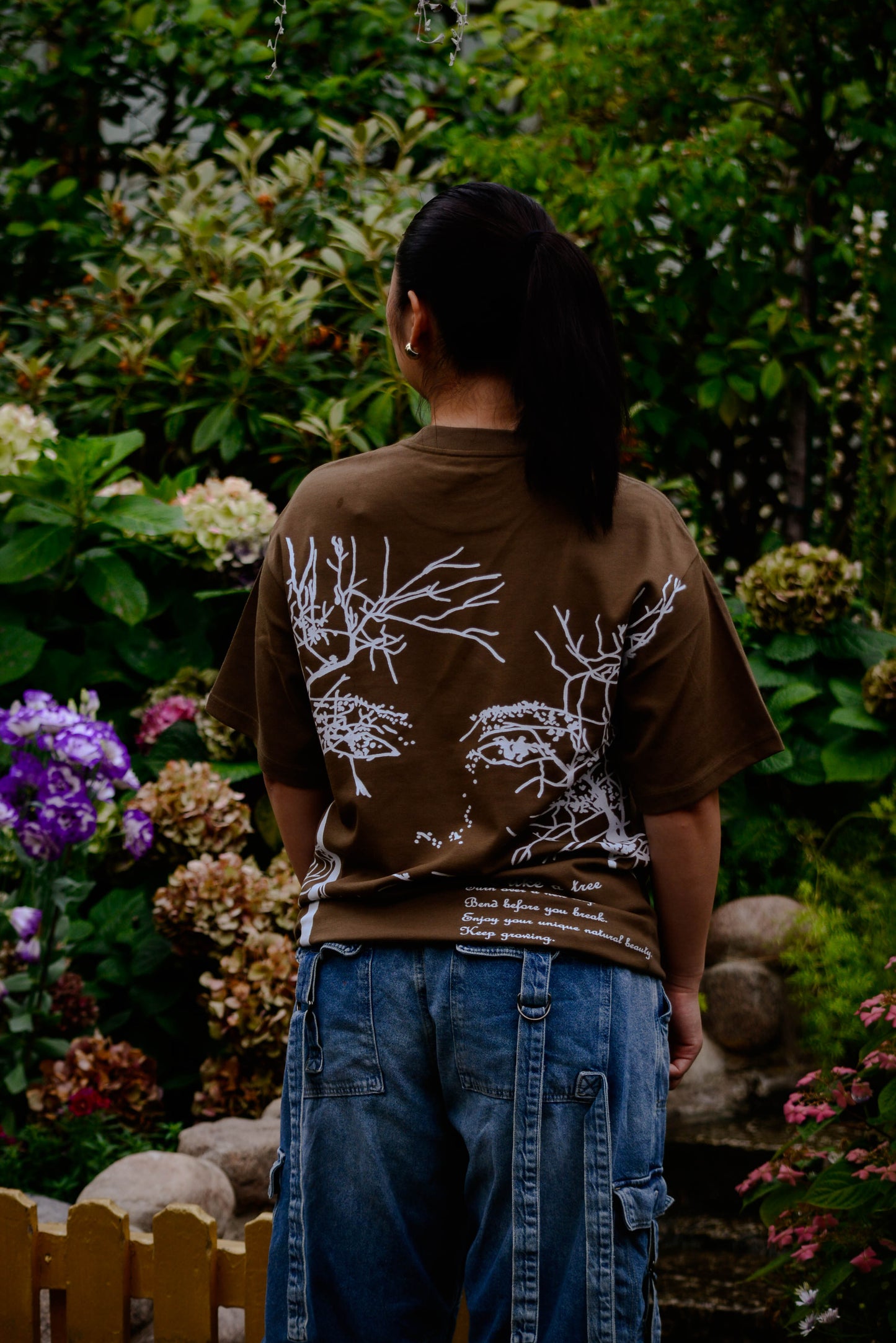 "Mother Nature" Brown Tee